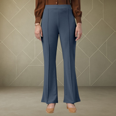Anitafashion Loose Fit Women Grey Trousers