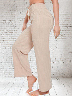 EpicDesigns Comfort Fit Women Beige Trousers