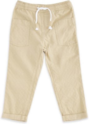 Pantaloons Baby Regular Fit Baby Boys Beige Trousers