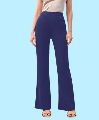 Dream Beauty Fashion Regular Fit Women Dark Blue Trousers