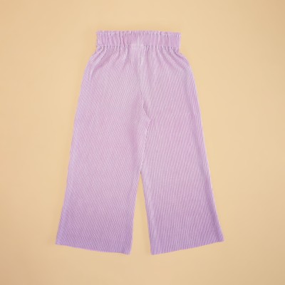 Pantaloons Junior Regular Fit Girls Purple Trousers