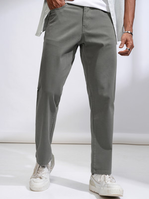 HIGHLANDER Relaxed Men Grey Trousers