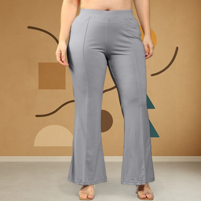 nitafashion Loose Fit Women Grey Trousers