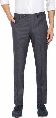 ARROW Smart Flex Regular Fit Men Grey Trousers