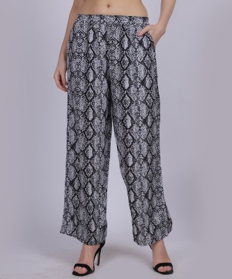 AUMBE Loose Fit Women Black Trousers