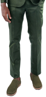french crown Regular Fit Men Green Trousers