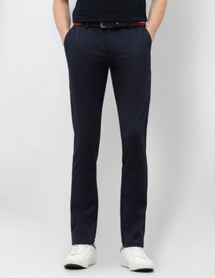 U.S. POLO ASSN. Slim Fit Men Blue Trousers