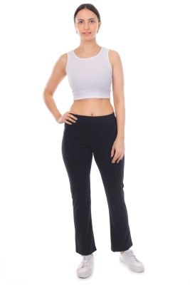 cdeck Regular Fit Women Black Trousers