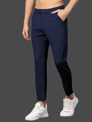 chirag enterprises Slim Fit Men Blue Trousers