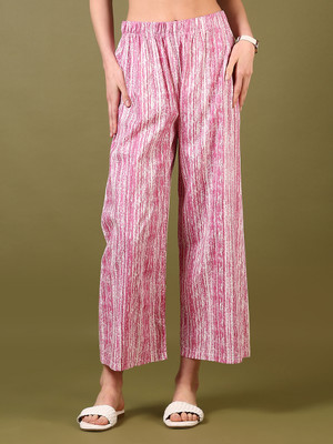 V-MART Regular Fit Women Pink Trousers