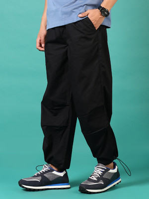 V-MART Regular Fit Men Black Trousers