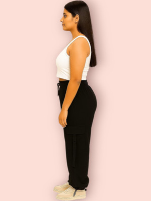 Classy creations Comfort Fit Women Black Trousers