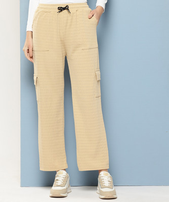 METRONAUT Regular Fit Girls Beige Trousers