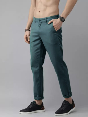 FUBAR Slim Fit Men Light Blue Trousers