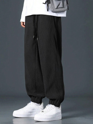 Leriya Fashion Solid Men Red Track Pants