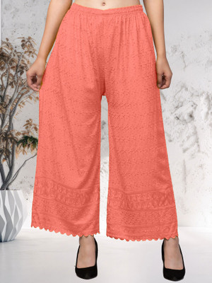 FamBee Relaxed Women Orange Trousers