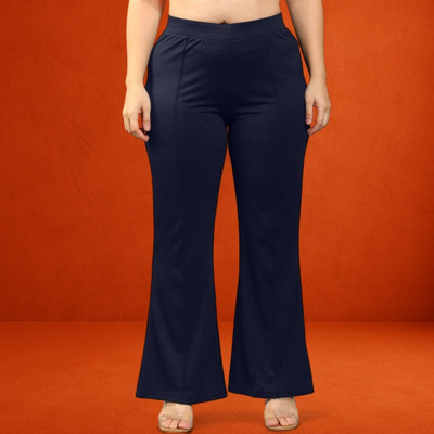 nitafashion Comfort Fit, Regular Fit Women Dark Blue Trousers