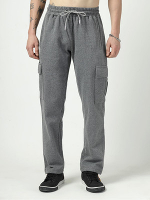 Unifringe Regular Fit Men Grey Trousers