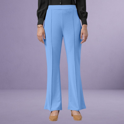 Anitafashion Loose Fit Women Light Blue Trousers
