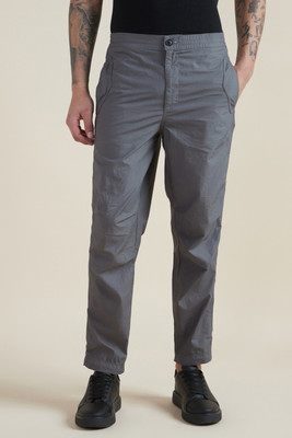 Allen Solly Comfort Fit Men Grey Trousers