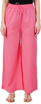 Raj Jyoti Creations Flared Women Pink Trousers