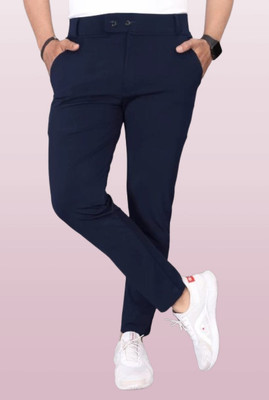 Nk staylish Regular Fit Men Blue Trousers