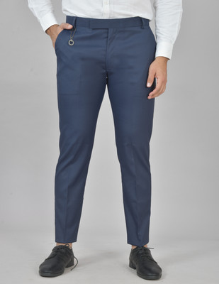 JOE & JOHN Regular Fit Men Blue Trousers