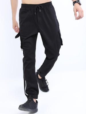 KETCH Regular Fit Men Black Trousers
