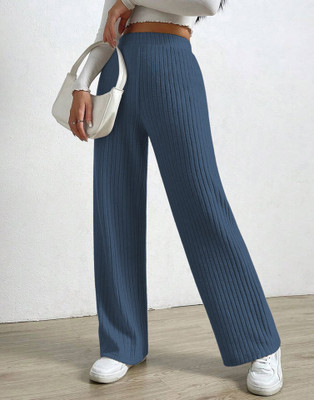 Selvia Relaxed Women Blue Trousers