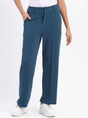 SZN Regular Fit Women Blue Trousers