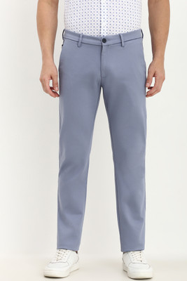 Allen Solly Comfort Fit Men Blue Trousers