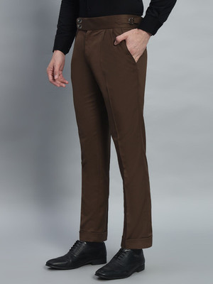VIVA TRENDZ Regular Fit Men Brown Trousers