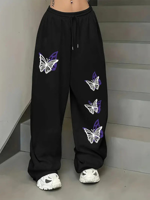 ERAWORLD Straight Fit Women Black Trousers