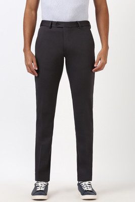 PETER ENGLAND Skinny Fit Men Grey Trousers