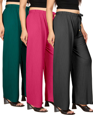 bhurkhiya Regular Fit Women Multicolor Trousers