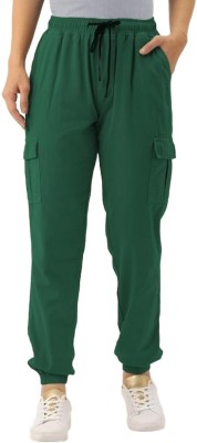 iVOC Regular Fit Women Green Trousers