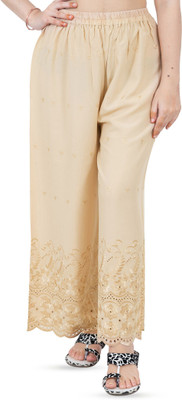 Virti WOMAN Regular Fit Women Beige Trousers