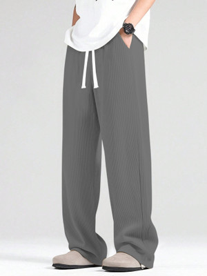 Rajovati Regular Fit Men Silver Trousers