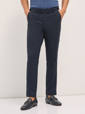 THE BEAR HOUSE Slim Fit Men Blue Trousers