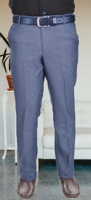 AD & AV Regular Fit Men Blue Trousers