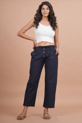 Y X S Straight Fit Women Blue Trousers