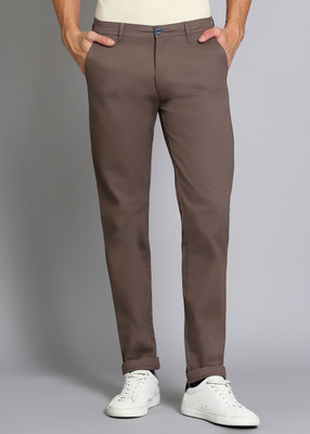 PETER ENGLAND Regular Fit Men Grey Trousers