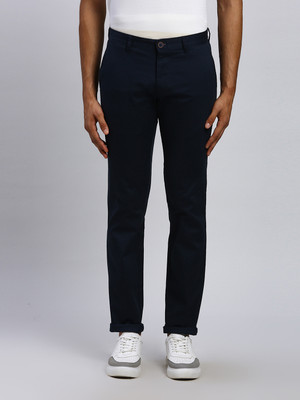 PARX Tapered Men Blue Trousers