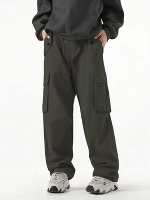 Leriya Fashion Regular Fit Men Green Trousers