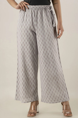 KANCHUK Flared Women Multicolor Trousers