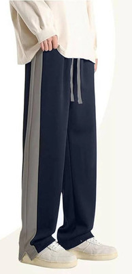 COMBRAIDED Relaxed Men Blue, Grey Trousers
