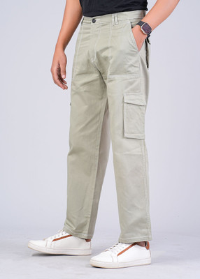 METRONAUT Regular Fit Men Grey Trousers