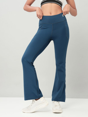 TECHNOSPORT Flared Women Blue Trousers