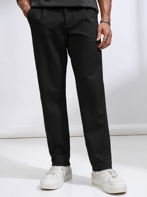 HIGHLANDER Relaxed Men Black Trousers