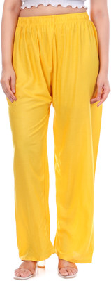 tpf Loose Fit Women Yellow Trousers